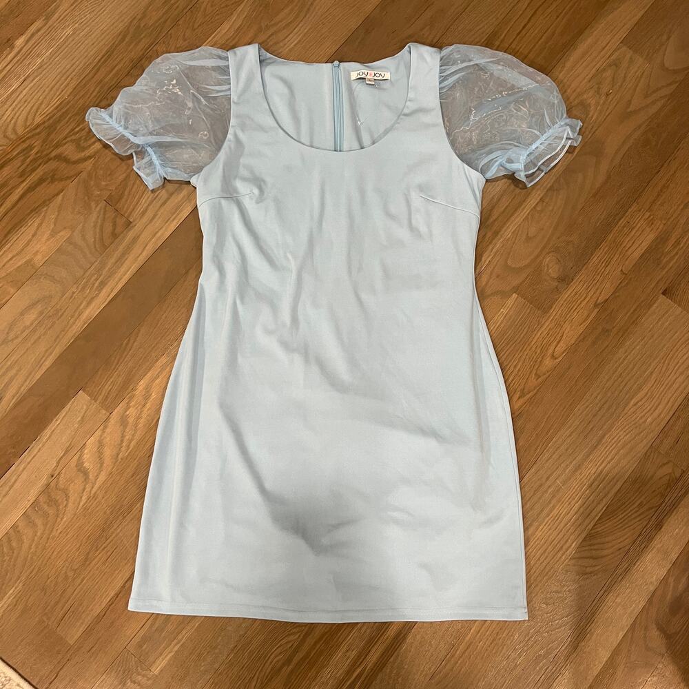 NWOT Joy Joy Joya Dress in Blue Size Large